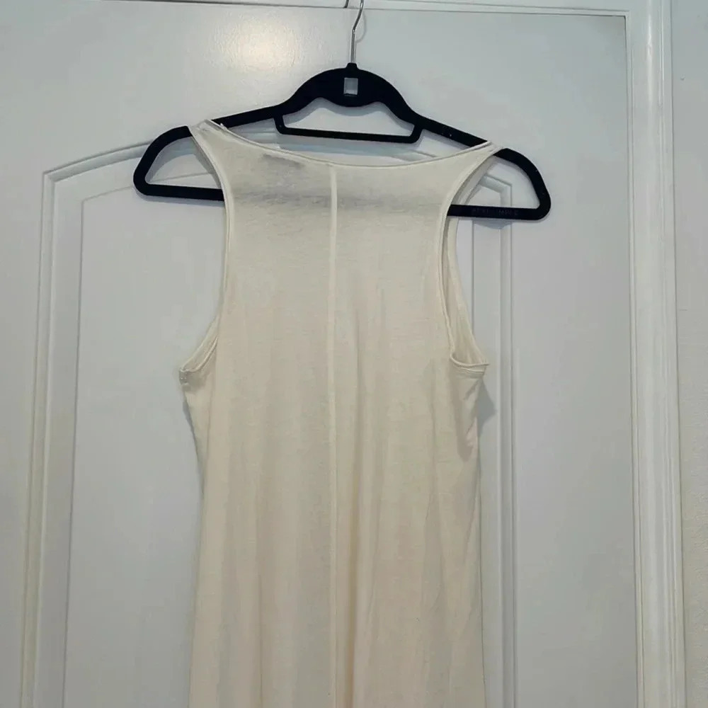 NWT Madewell Softfade Cotton Cover-Up Tank Dress White Minimalist Style #NF570 - Picture 10 of 11